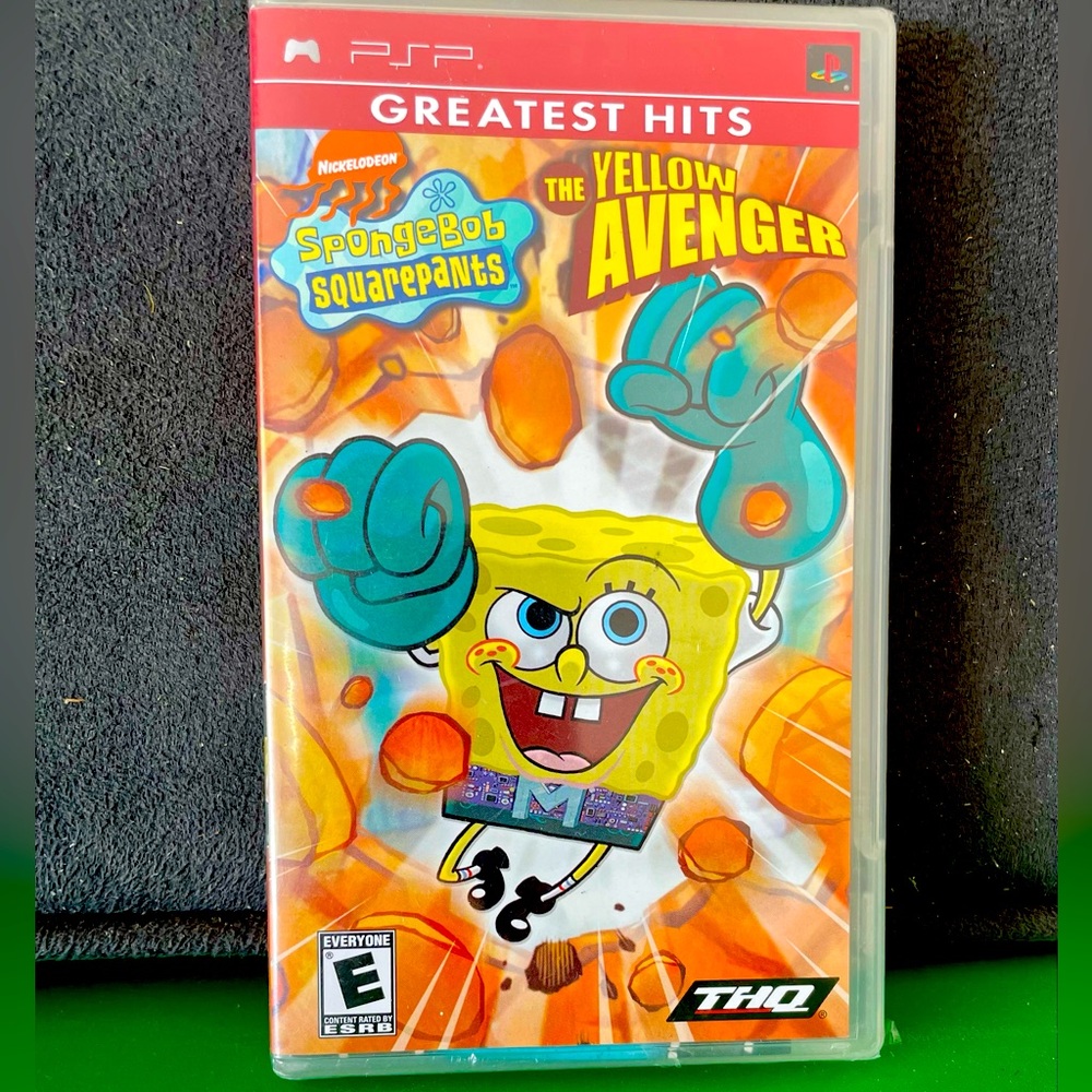 SpongeBob SquarePants: The Yellow Avenger (Sony PSP, 2006) Complete